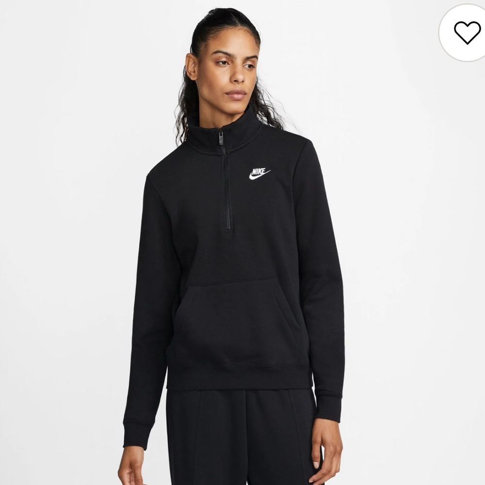 Nike Women's Black Half-Zip Sweatshirt NO SIGNS OF WEAR AND TEAR!!